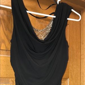 Black club dress with a little of bling